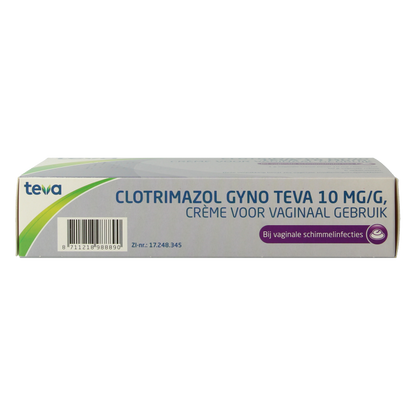 Teva Clotrimazol gyno 10mg creme 50 Gram