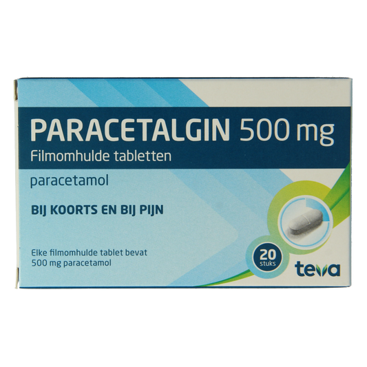 Teva Paracetalgin 500mg 20 Stuks