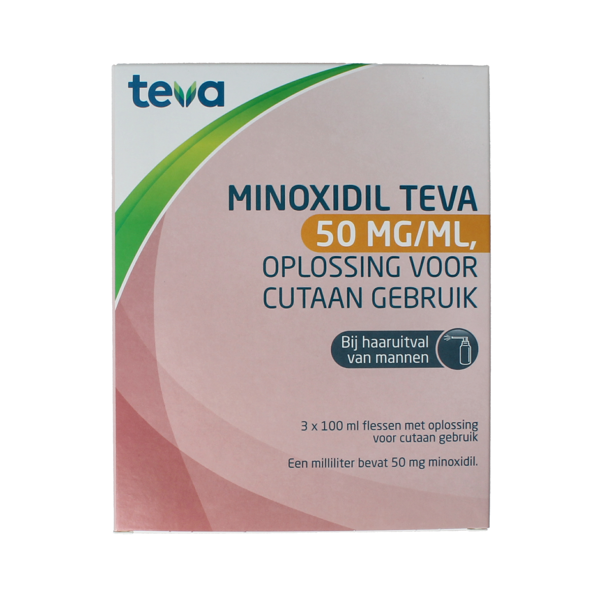 Teva Minoxidil 50mg/ml 3x100ml 300.00 Milliliter