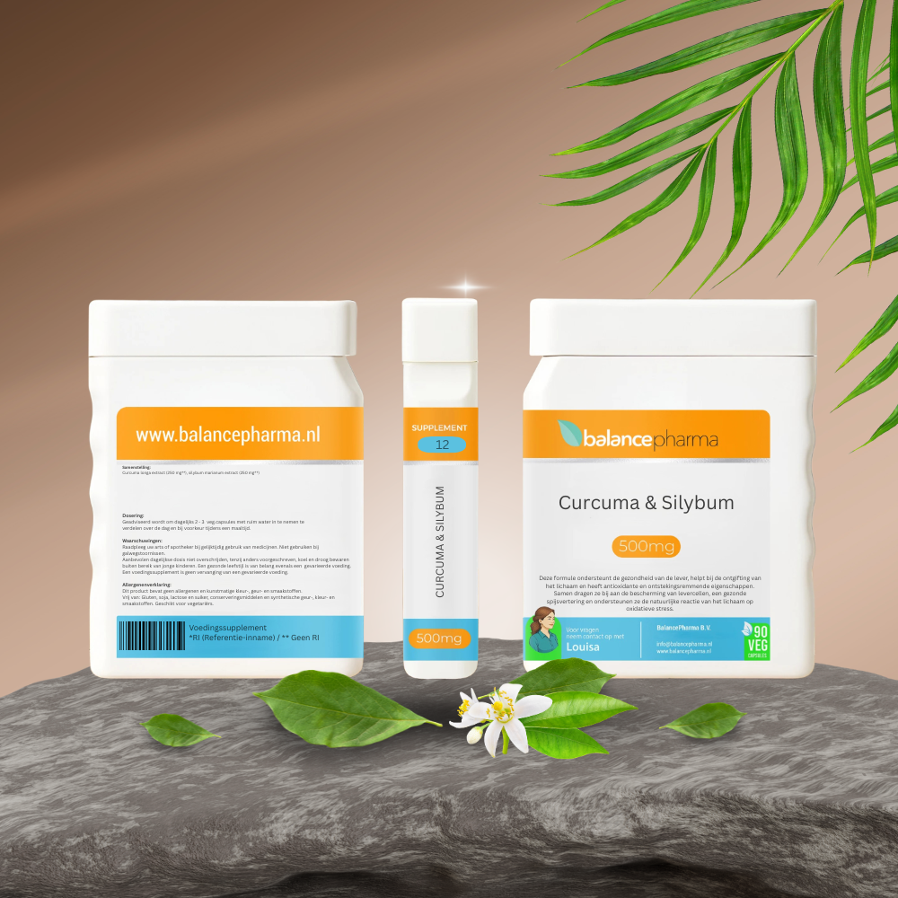 Balancepharma Supplements 12 Curcuma & silybum 90.00 Vegetarische capsules