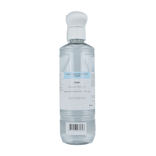 Orphi Alcohol ethanol 70% spray 500 Milliliter