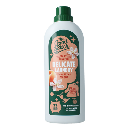 The Good Witch Wasmiddel wol/fijn witte perzik 1.00 Liter