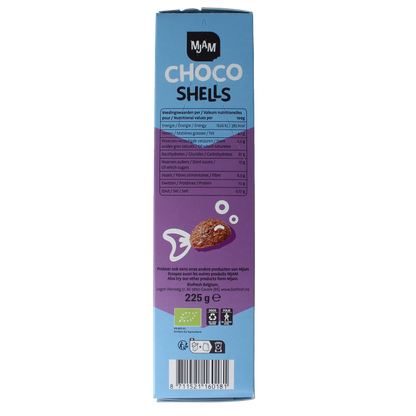 Mjam Choco shells bio 225 Gram