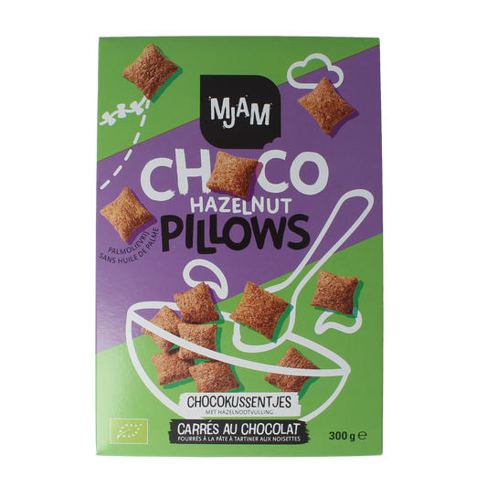 Mjam Choco pillows hazelnut bio 300.00 Gram