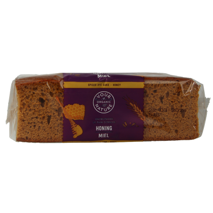 Your Organic Nature Ontbijtkoek honing - rogge bio 400 Gram