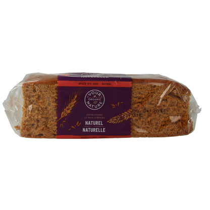 Your Organic Nature Ontbijtkoek naturel bio 400 Gram