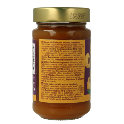 Your Organic Nature Fruit beleg abrikoos bio 250.00 Gram