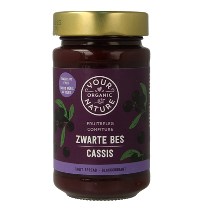 Your Organic Nature Fruit beleg zwarte bes bio 250.00 Gram