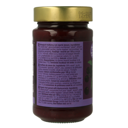 Your Organic Nature Fruit beleg zwarte bes bio 250 Gram