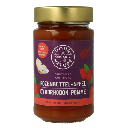 Your Organic Nature Fruit beleg rozenbottel bio 250.00 Gram