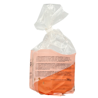 Mjam Stroopwafel karamel zeezout bio 240 Gram