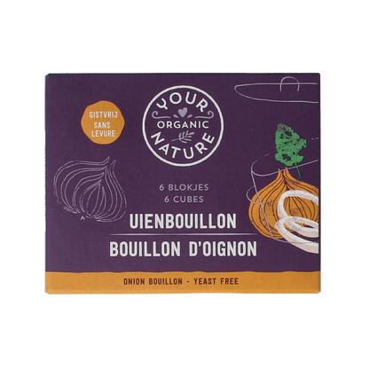 Your Organic Nature Uienbouillon zonder gist bio 6 Stuks