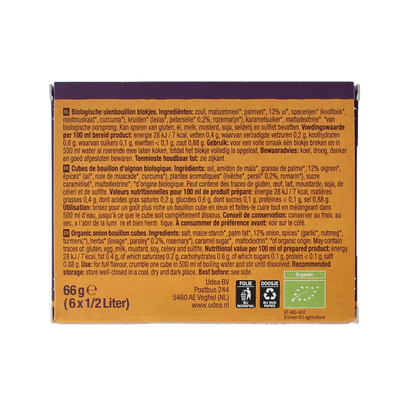 Your Organic Nature Uienbouillon zonder gist bio 6 Stuks