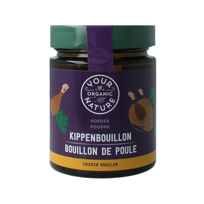 Your Organic Nature Heldere kippenbouillonpoeder zonder gist bio 110.00 Gram