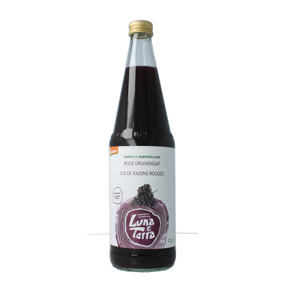 Luna E Terra Druivensap rood bio 700 Milliliter