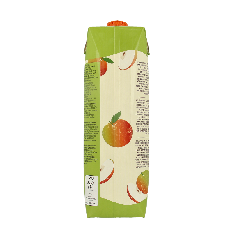 Your Organic Nature Appelsap vers geperst bio 1 Liter