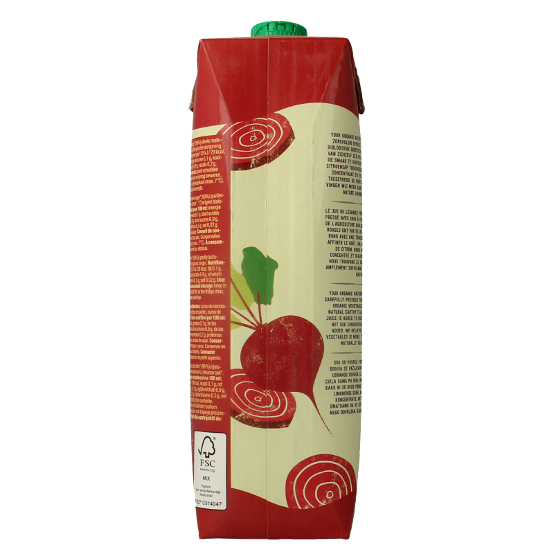 Your Organic Nature Rode bietensap bio 1 Liter