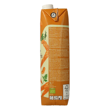 Your Organic Nature Wortelsap bio 1.00 Liter