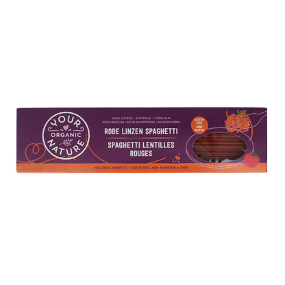 Your Organic Nature Spaghetti rode linzen bio 250 Gram