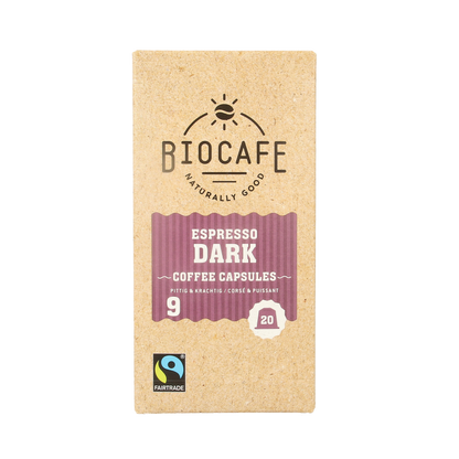 Biocafe Espresso capsules bio 20 Stuks