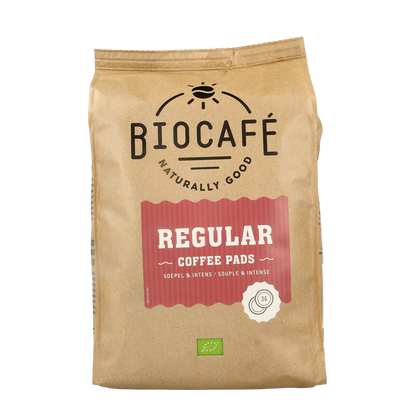 Biocafe Coffee pads regular bio 36.00 Stuks