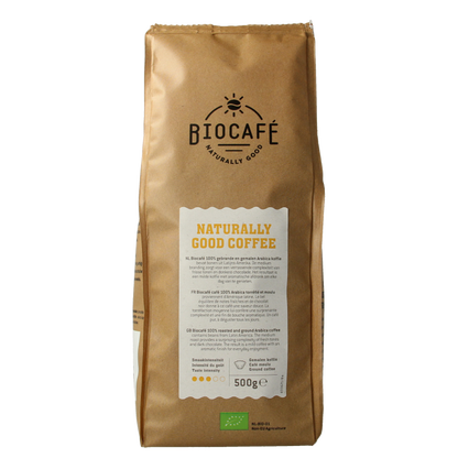 Biocafe Arabica gemalen bio 500 Gram