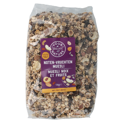 Your Organic Nature Muesli noten vruchten bio 1.00 Kilogram