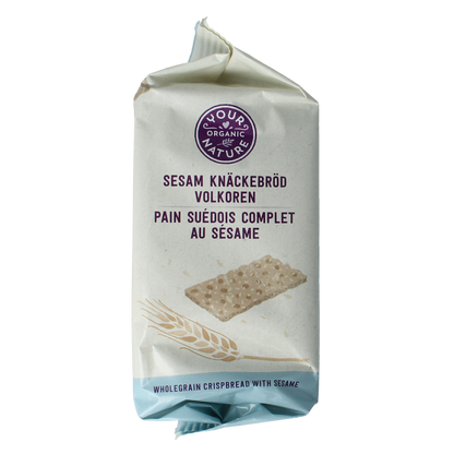 Your Organic Nature Knackebrod volkoren sesam bio 250.00 Gram