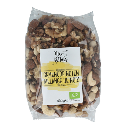 Nice & Nuts Gemengde noten bio 400 Gram