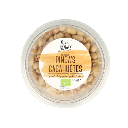 Nice & Nuts Pinda's met zeezout geroosterd bio 175 Gram