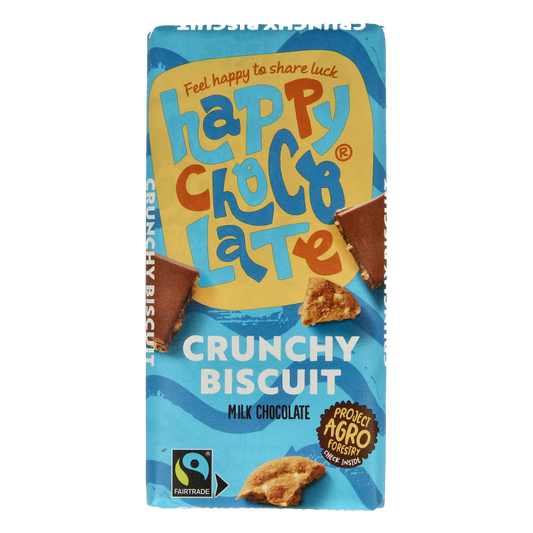 Happy Chocolate Melk biscuit bio 100 Gram