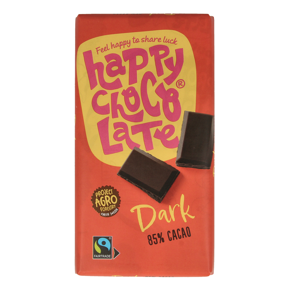 Happy Chocolate Dark 85% bio 200.00 Gram
