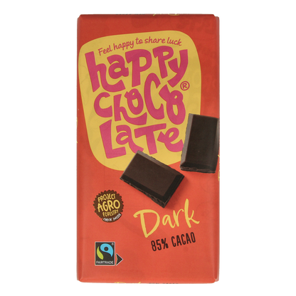 Happy Chocolate Dark 85% bio 200.00 Gram