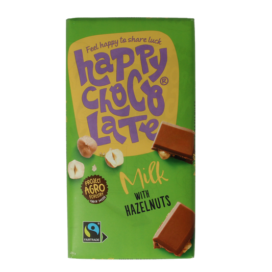 Happy Chocolate Milk hazelnut bio 200 Gram