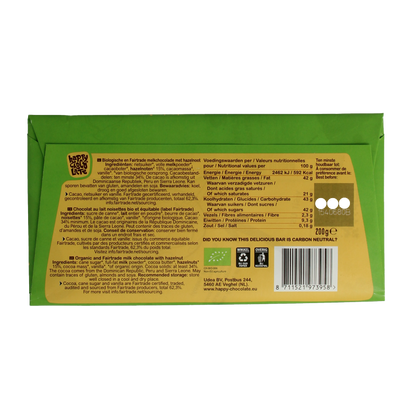 Happy Chocolate Milk hazelnut bio 200 Gram