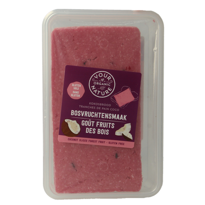 Your Organic Nature Kokosbrood bosvruchten bio 225.00 Gram