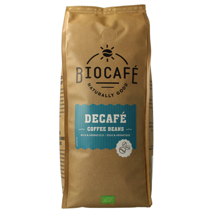 Biocafe Koffiebonen decafe bio 500 Gram