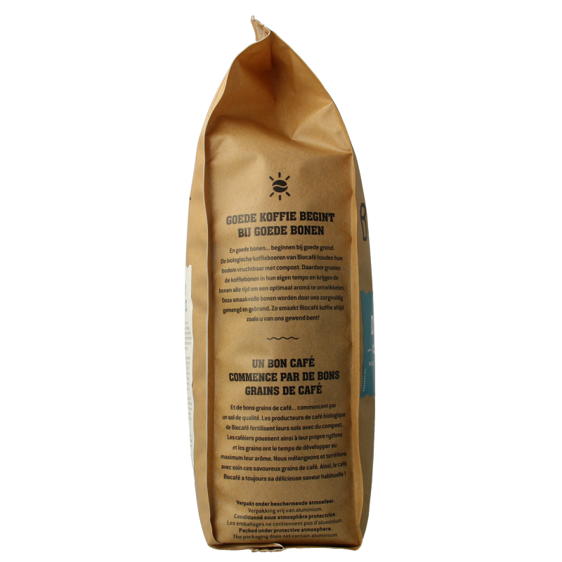 Biocafe Koffiebonen decafe bio 500 Gram
