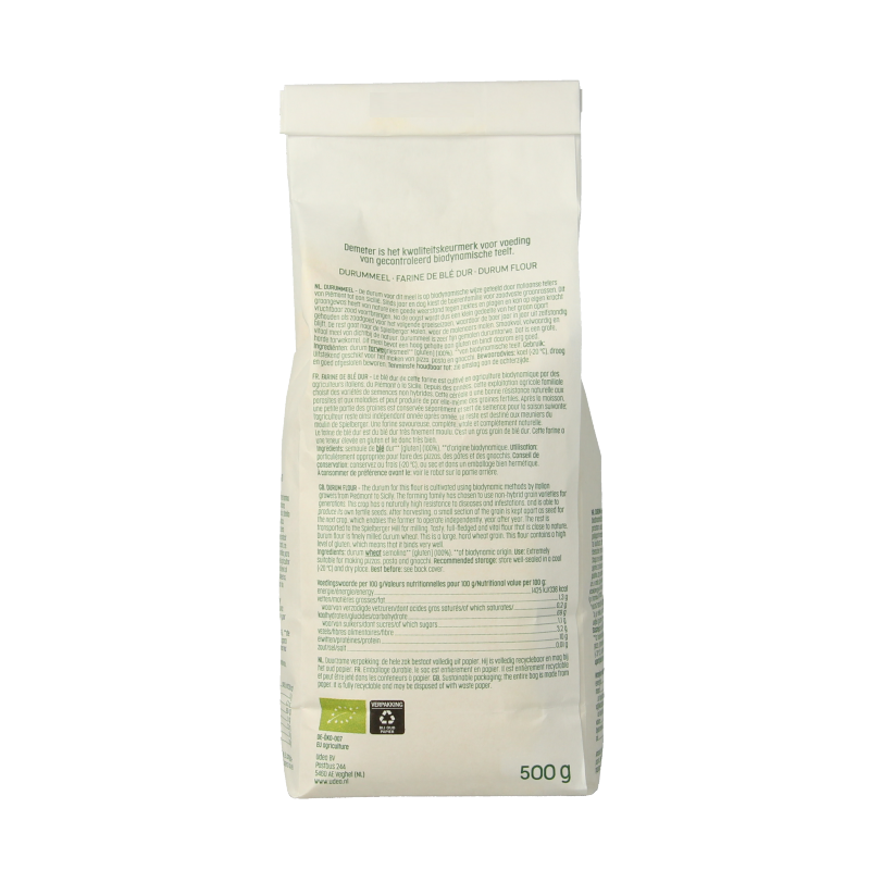 Luna E Terra Durummeel Spielberger bio 500 Gram