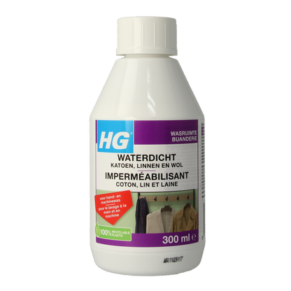 HG Waterdicht katoen linnen wol 300 Milliliter