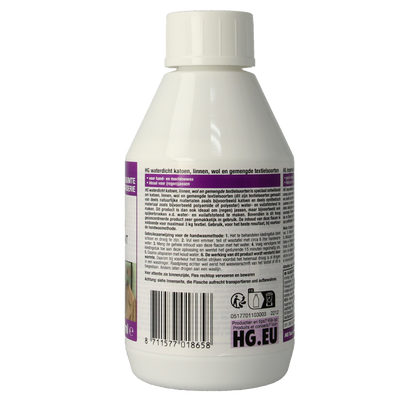 HG Waterdicht katoen linnen wol 300 Milliliter