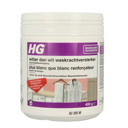 HG Witter dan wit waskrachtversterker 400 Gram