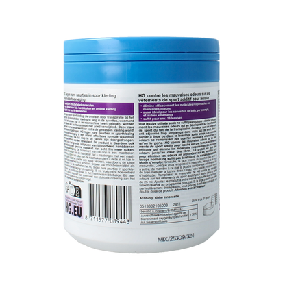 HG Tegen nare geurtjes sportkleding 500.00 Gram