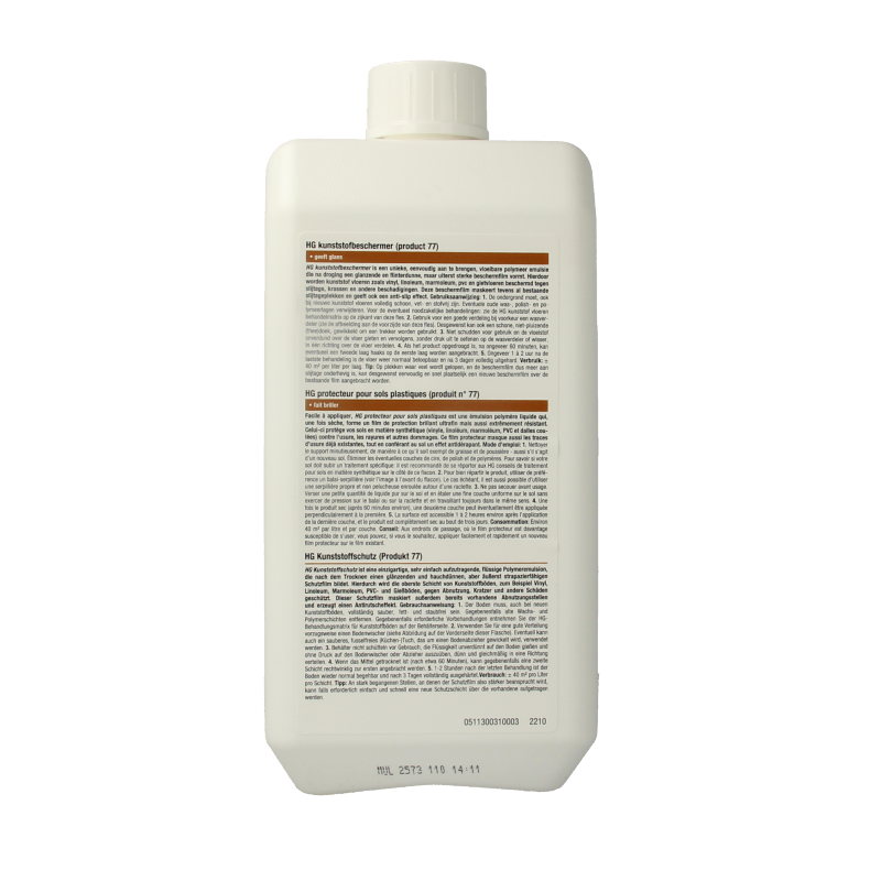 HG Kunststof beschermer 1 Liter
