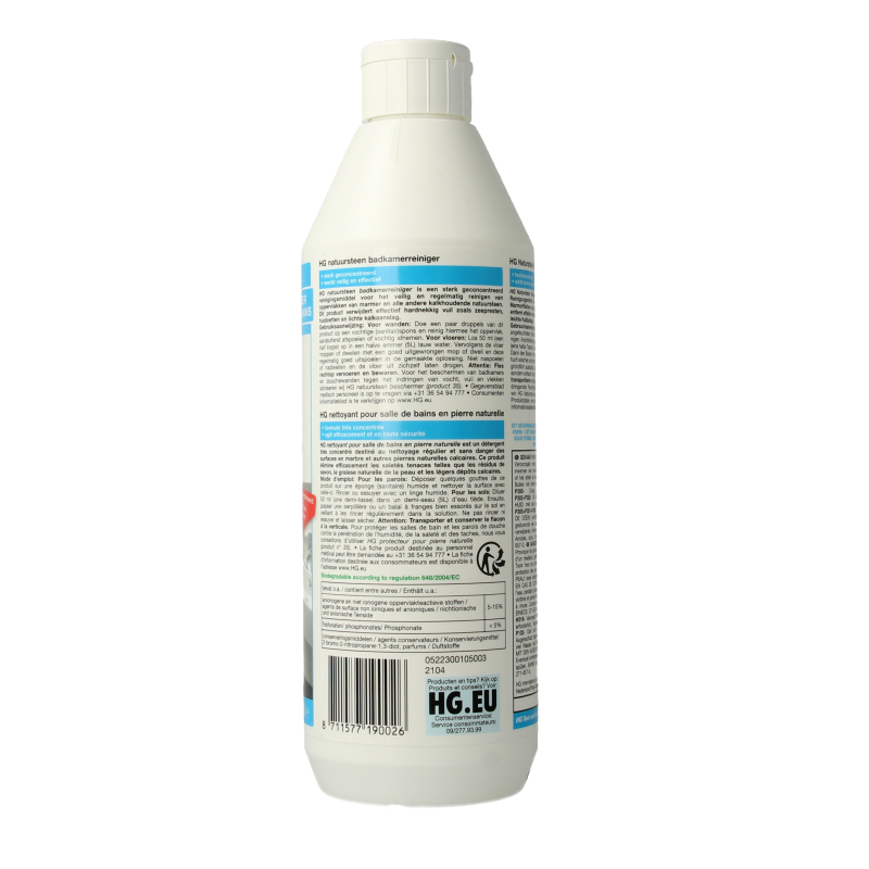 HG Natuursteen badkamer reiniger 500 Milliliter