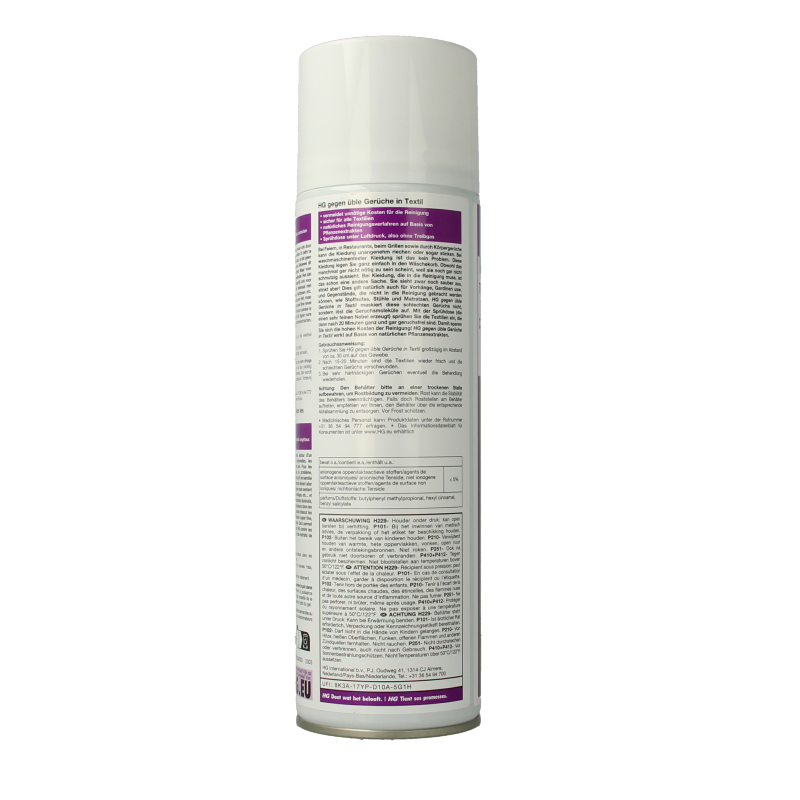 HG Tegen nare geurtjes textiel 400 Milliliter