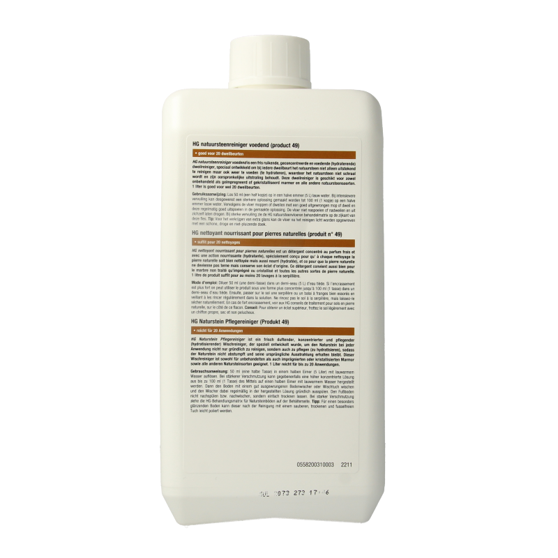 HG Natuursteen reiniger voedend 1 Liter