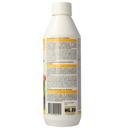 HG Waterkokerreiniger en -ontkalker 500 Milliliter