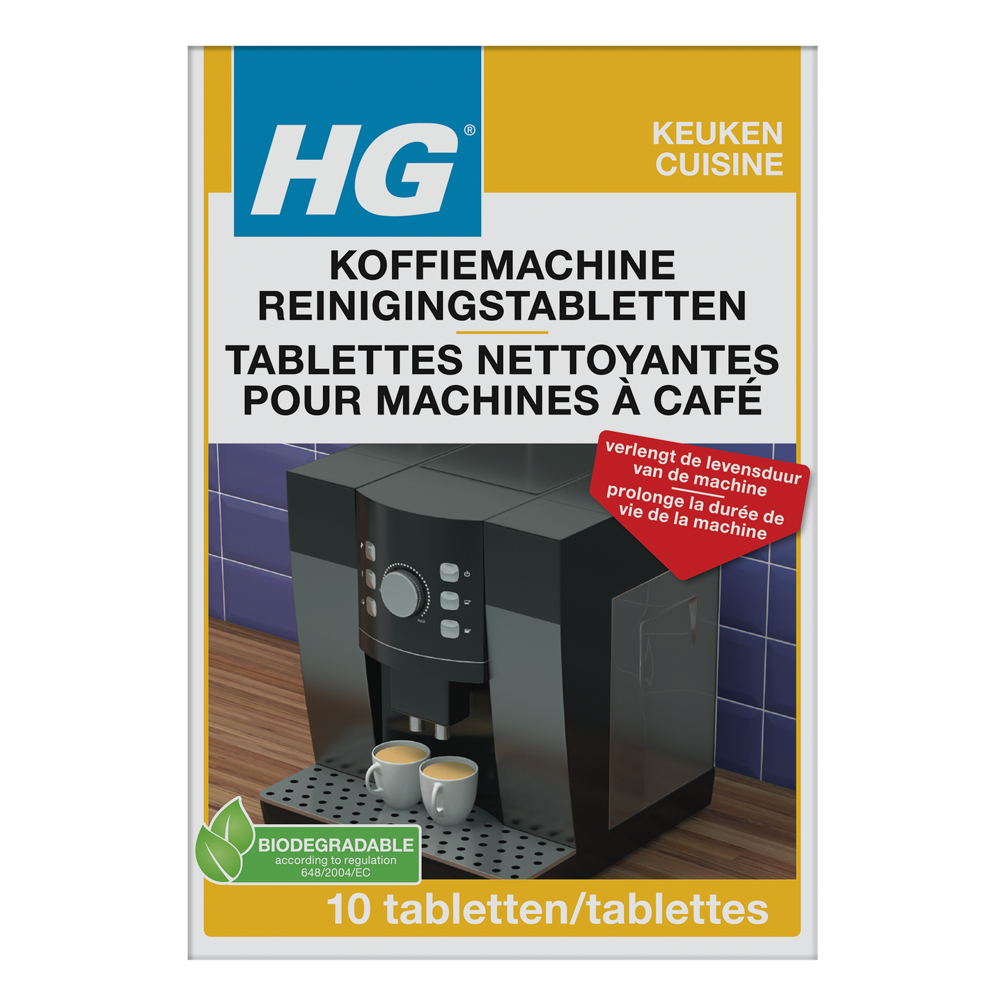 HG Koffiemachine Reinigingstablet 10.00 Stuks