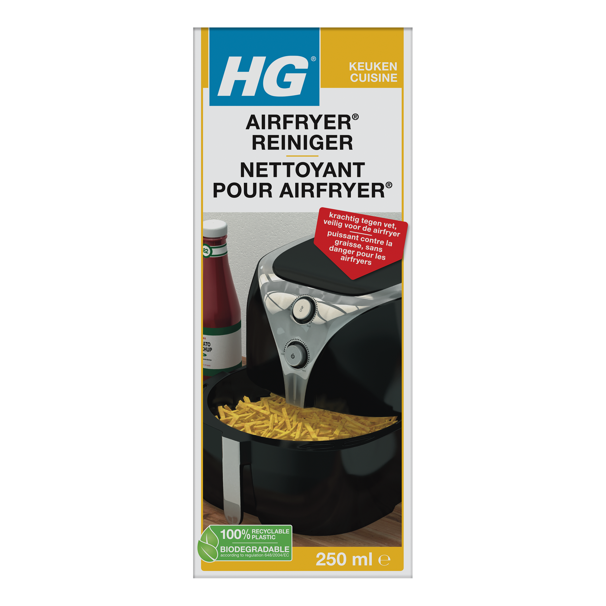 HG Airfryer reiniger 250.00 Milliliter